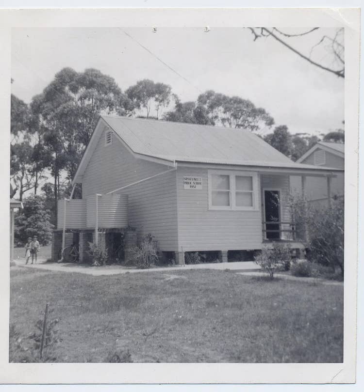 historical photo - original school house
